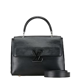 Louis Vuitton-Borsa Louis Vuitton Epi Grenelle PM - Pelle nera-Nero