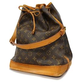 Louis Vuitton-Louis Vuitton Monogram Noe M42224 Shoulder Bag for Women-Brown