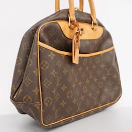 Louis Vuitton-Louis Vuitton Monogram Deauville Handbag for Women-Brown