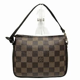 Louis Vuitton-Louis Vuitton Damier Truth Make-up-Handtasche-Braun,Damier ebene