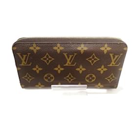 Louis Vuitton-Louis Vuitton Monogram Zippy Wallet M42616-Brown,Monogram