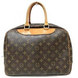 Louis Vuitton-Louis Vuitton Monogram Deauville Handtasche - M47270-Braun,Andere,Monogramm