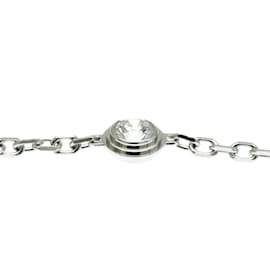 Cartier-Cartier Diamants Légers de Cartier 18K White Gold Diamond Charm Bracelet-Silvery