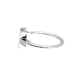 Tiffany & Co-Anello Tiffany T Wire in oro bianco 18K con diamante e turchese-Altro