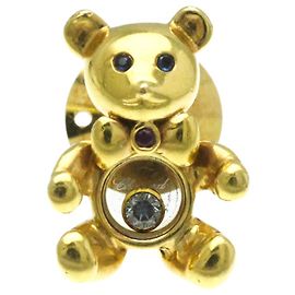 Spilla Chopard Bear 90/2188-20 in oro giallo 18K con diamanti, rubini e zaffiri D'oro