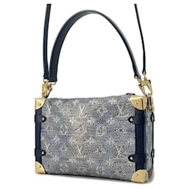 Louis Vuitton-Louis Vuitton Monogram Laminierte Jacquard-Handtasche-Blau