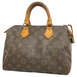 Louis Vuitton-Borsa Louis Vuitton Monogram Speedy 25 - Marrone-Marrone