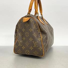 Louis Vuitton-Borsa Louis Vuitton Monogram Speedy 25 - Marrone-Marrone