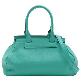 Bolsa de couro verde Moynat Pauline para mulheres Verde