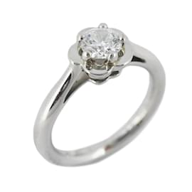 Chanel-Chanel Camellia Diamond Band Ring in Platinum 950 for Women-Other