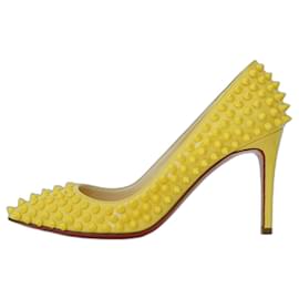 Christian Louboutin-Pigalle Spikes-Yellow