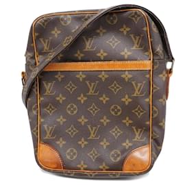 Louis Vuitton-Louis Vuitton Monogram Danube GM Shoulder Bag for Women-Brown