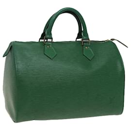 Louis Vuitton-LOUIS VUITTON Epi Speedy 30 Hand Bag Borneo Green M43004 LV Auth mr263-Other