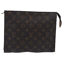 Louis Vuitton-LOUIS VUITTON Monogram Poche Toilette 26 Pouch M47542 LV Auth 79464-Monogram