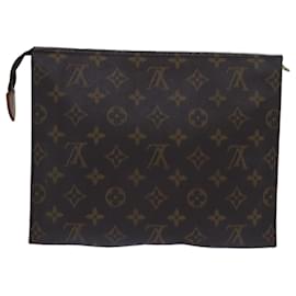 Louis Vuitton-LOUIS VUITTON Monogram Poche Toilette 26 Pouch M47542 LV Auth 79464-Monogram