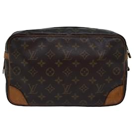 Louis Vuitton-LOUIS VUITTON Monogram Compiegne 28 Clutch Bag M51845 LV Auth yk13140-Monogram