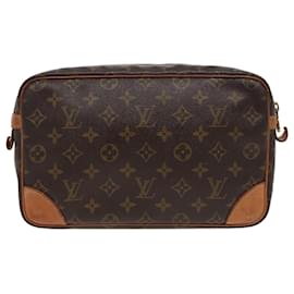 Louis Vuitton-LOUIS VUITTON Monogram Compiegne 28 Clutch Bag M51845 LV Auth 79693-Monogram