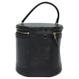 Louis Vuitton-LOUIS VUITTON Epi Cannes Hand Bag Black M48032 LV Auth bs15424-Black
