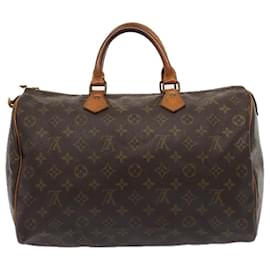 Louis Vuitton-LOUIS VUITTON Monogram Speedy 35 Hand Bag M41524 LV Auth 79090-Monogram