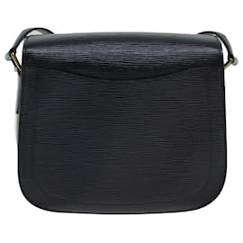 Louis Vuitton-LOUIS VUITTON Epi Saint Cloud GM Shoulder Bag Black Noir M52192 LV Auth yk13151-Black