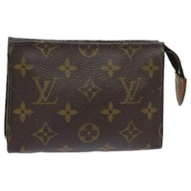 Louis Vuitton-LOUIS VUITTON Monogram Poche Toilette 15 Pouch M47546 LV Auth 77788-Monogram