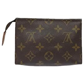 Louis Vuitton-LOUIS VUITTON Monogram Poche Toilette 15 Pouch M47546 LV Auth 77788-Monogram