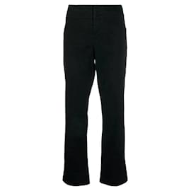 Gucci-Gucci Black Cotton Trousers - 2000s-Black