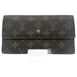 Louis Vuitton-Louis Vuitton Monogram Portefeuille International Wallet-Brown