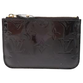 Louis Vuitton-Louis Vuitton Monogram Vernis Münzbörse in Amarante-Bordeaux