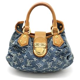 Louis Vuitton-Borsa Pretty in denim Monogram Louis Vuitton in blu-Blu