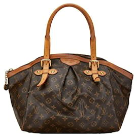 Louis Vuitton-Borsa Louis Vuitton Monogram Tivoli GM - Pelle PVC marrone-Marrone