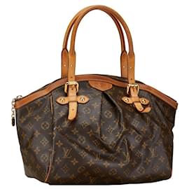 Louis Vuitton-Borsa Louis Vuitton Monogram Tivoli GM - Pelle PVC marrone-Marrone