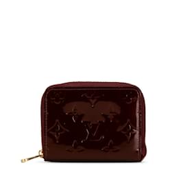 Louis Vuitton-Porte-monnaie Zippy en Monogram Vernis Louis Vuitton - Amarante-Bordeaux