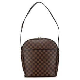 Louis Vuitton-Sac à épaule Louis Vuitton Damier Ipanema GM-Marron