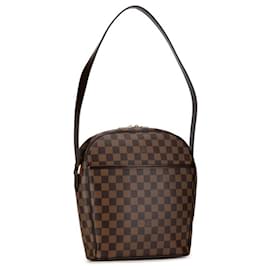 Louis Vuitton-Sac à épaule Louis Vuitton Damier Ipanema GM-Marron