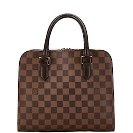 Louis Vuitton-Borsa Louis Vuitton Damier Triana - Pelle PVC marrone-Marrone