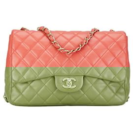 Chanel-Sac à épaule Chanel Matelassé Coco Mark en rose saumon-Rose