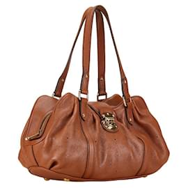 Louis Vuitton-Louis Vuitton Monogram Mahina Lunar PM Handbag-Brown