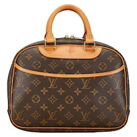 Louis Vuitton-Louis Vuitton Monogram Deauville Handtasche M47270-Braun,Monogramm