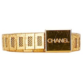 Cinturón de mujer chapado en oro Chanel Dorado