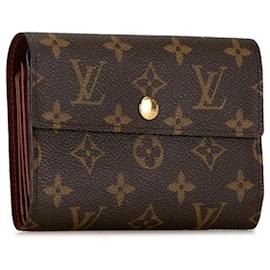 Louis Vuitton-Louis Vuitton Monogram Portemonnaie Alexandra Bi-Fold-Braun,Monogramm