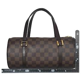 Louis Vuitton-Louis Vuitton Papillon 26 Tote Bag - Damen Damier Canvas-Braun,Andere