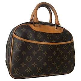 Louis Vuitton-Louis Vuitton Trouville Tote Bag - Women's Monogram Canvas-Brown,Monogram