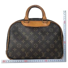 Louis Vuitton-Louis Vuitton Trouville Tote Bag - Women's Monogram Canvas-Brown,Monogram