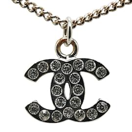 Chanel-Collana in strass Chanel Coco Mark per donne-Argento