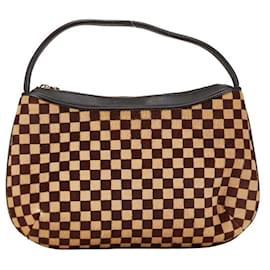 Louis Vuitton-Louis Vuitton Damier Sauvage Tiger Pony Handbag Pouch-Brown