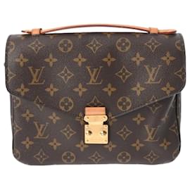 Louis Vuitton-Louis Vuitton Monogram Pochette Metis MM Handbag for Women-Brown