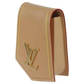 Louis Vuitton-Borsa a spalla Keybell XL PM Louis Vuitton in pelle beige-Beige