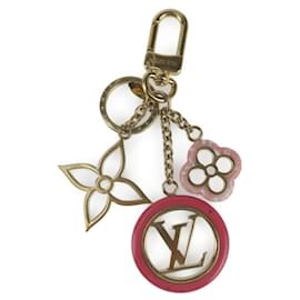 Louis Vuitton-Louis Vuitton Porte-Clé Color Line Keychain-Pink,Golden