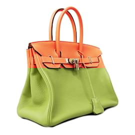 Hermès-Hermes Birkin 30 Handbag in Crevette-Coral